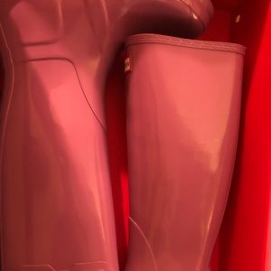 Hunter Gloss Tall Boots Size 10